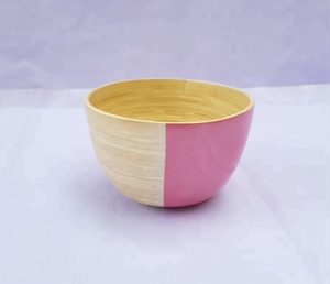 Prix de gros OEM : Serveur à salade en bambou filé, attrayant, de haute qualité et écologique, pour la maison et la cuisine, fabriqué au Vietnam - Product Image 2