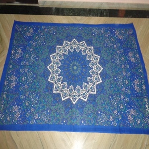 Nuevas multicolor sábanas de algodón con estampado de mandala de elefante/tapiz para colgar en la pared al por mayor de La India - Product Image 4