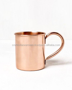 Venta caliente 100% Taza de cobre Venta caliente Nuevo diseño Taza de café con boquilla de moda Nuevo estilo Bar Taza para beber Taza de cobre sólido puro - Product Image 3