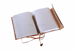 Cahier personnalisé fait à la main Om en cuir véritable marron gaufré Journal Pages blanches vierges fermeture à sangle en métal C Journal verrouillé - Product Image 5