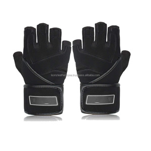 Gants de fitness unisexes antidérapants sans doigts avec paume rembourrée - Product Image 4