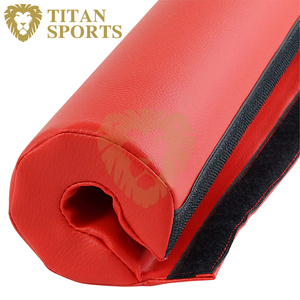 PU Leather Barbell <strong>Bar</strong> Wrap <strong>Pad</strong> for Weightlifting - Product Image 2