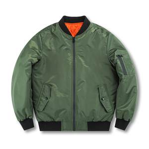 new arrival custom bamber Jacket for men made of smooth fabric - Product Image 3