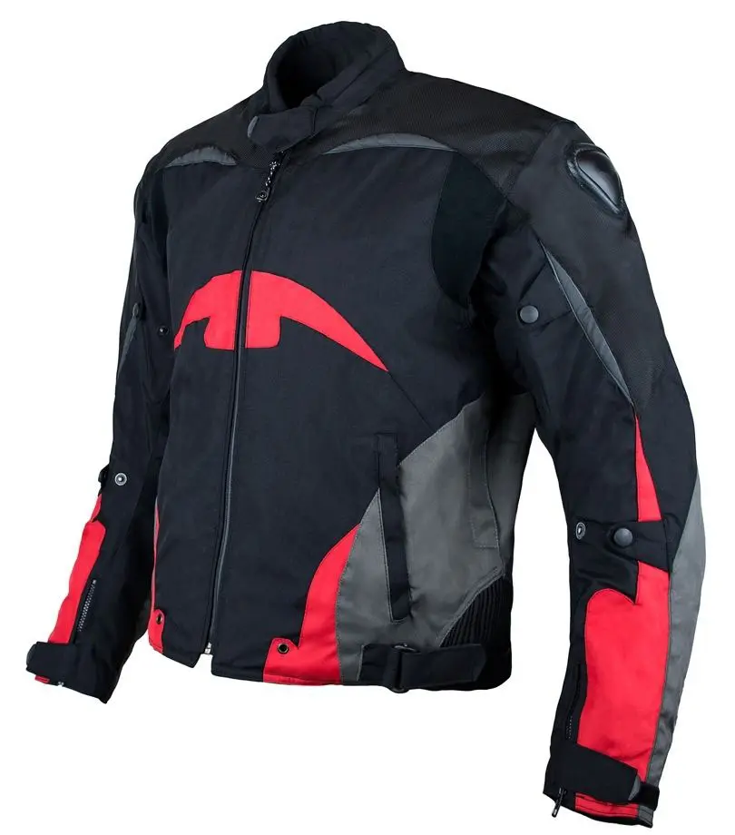 Mens Outdoor Sports Custom Design Heavy Duty Abrasion Resistant Waterproof Cordura Cafe Racer Biker Riding Jacket