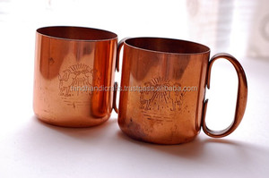 ขายส่งหมีทองแดงบริสุทธิ์ 100% และแก้วไวน์พร้อมโลโก้นูนและแก้ว Drinkware สําหรับบ้านและโรงแรม - Product Image 2