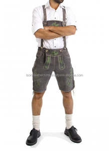 Prix de gros, directement de l'usine : Lederhosen traditionnels bavarois allemands pour l'Oktoberfest avec bretelles - Product Image 5