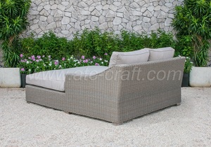 Newest Model Wicker Double <b>Daybed</b> Outdoor Furniture <b>for</b> Christmas Season - Product Image 3