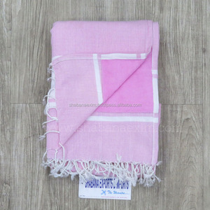 Haute qualité personnalisé 170*200cm Fouta éponge bain brodé serviette à la main coton Hammam serviette en gros de l'inde - Product Image 3
