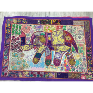 Camino de Mesa Decorativo Hecho a Mano en India, 100% Algodón, Patchwork Tradicional, para Mesa de Comedor - Product Image 5