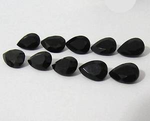 4mm 6mm Naturel Noir Spinelle Poire À Facettes En Gros Pierres Précieuses En Vrac Prix Usine Boutique de Pierres pour la Fabrication de Bijoux Fournisseur - Product Image 1