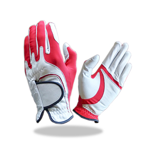 Guante de Golf de Piel de Oveja Cabretta de la Mejor Calidad, Lycra Blanca, Modelo GGC de BR Corporation, Logotipo Personalizado, Indonesia - Product Image 1