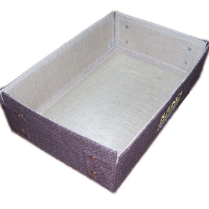 Lowellcraft Fabric <b>Storage</b> Basket Rectangle <b>Collapsible</b> Soft Handle Large Capacity Multi-Purpose Neatening Organizer Simple - Product Image 1