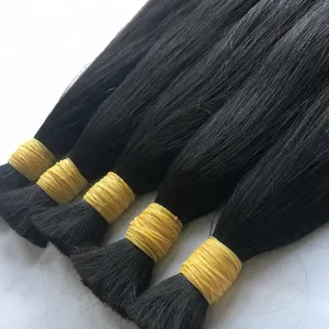 블랙 실키 스트레이트 100% 버진 베트남 긴 머리 머리 최고의 도매 가격