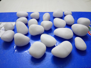 Galets et cailloux en agate gris foncé fumé brillant, pierre naturelle, polis, décoration murale moderne pour l'aménagement paysager de jardin - Product Image 2