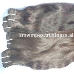 100% cuticules alignées cheveux crus indiens tissage Grade 12a Extensions de cheveux raides en soie vierge. Extension de cheveux Remy sans perte - Product Image 4