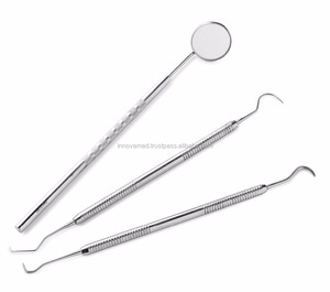 Kit de détartrage dentaire acier inoxydable, kit médical de haute qualité pour hygiène dentaire, ensemble de nettoyage des dents, 5 pièces - Product Image 3