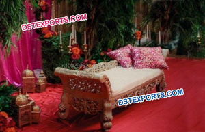 เอเชียจัดงานแต่งงานโลหะเงินแกะสลักเฟอร์นิเจอร์รอยัลจัดงานแต่งงานเฟอร์นิเจอร์แบบดั้งเดิม - Product Image 6