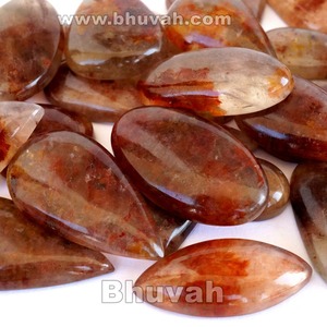 Cabochon de quartz de cerise naturel, tissu brillant de qualité supérieure, meilleure vente - Product Image 3