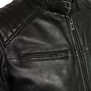 Veste en cuir pour homme, noir, nouveau Design tendance, meilleure qualité - Product Image 4