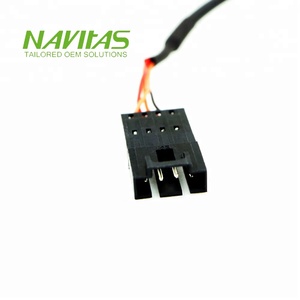 ชุดสายไฟ4พิน2.5มม. ตัวเชื่อมต่อตัวเมียแบบแถวเดียวแบบกำหนดเอง - Product Image 2