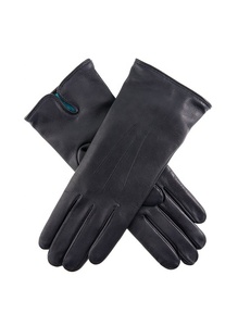 Gants en cuir de mouton doublés de cachemire pour femmes Gants de conduite en peau d'agneau classiques Accessoires d'hiver chauds et élégants pour femmes - Product Image 5