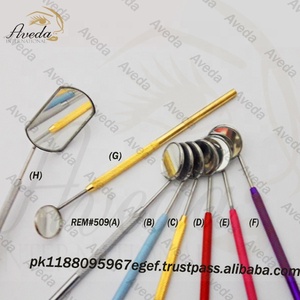 กระจกต่อขนตาสแตนเลสกระจกกลมสีมีสไตล์ปรับแต่งโลโก้ได้ตามต้องการ - Product Image 3