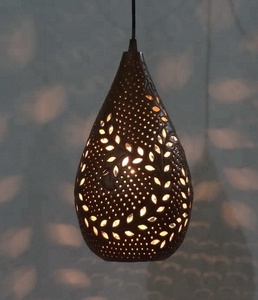 Lámpara colgante de hierro marroquí, de aspecto clásico multicolor, para boda, fiesta y decoración del hogar - Product Image 2