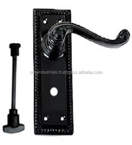 Acheter en gros Poignée de porte en fonte noire pour salle de bain, avec verrouillage à levier, poignée de passage, poignée factice, poignée de confidentialité et serrure - Product Image 3