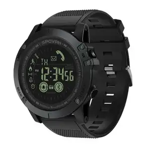 אפל שעון 1 spigen Suppliers-Spovan זול IP67 עמיד למים מותג Reloj אינטליגנטי אנדרואיד iOS Smartwatch מותאם אישית ספורט באינטרנט OEM גברים כושר חכם שעון