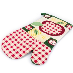 Guante de horno con diseño estampado de flores pequeñas con hermosos colores Guante de horno El mejor proveedor en India - Product Image 2