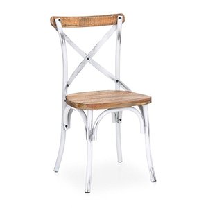 Silla de comedor de madera de diseño moderno Shabby Chic con altura ajustable para muebles de oficina en casa - Product Image 3