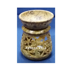 เตาเผาน้ำมันหอมระเหยทำมือ ดีไซน์ตกแต่งบ้าน สวยงามไม่ซ้ำใคร - Product Image 1