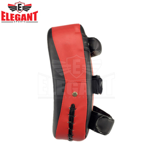 Tapis de coup de pied logo personnalisé meilleure qualité grande taille pied cible Sport entraînement boxe Muay Thai coussin de coup de pied bouclier d'entraînement coussinets incurvés - Product Image 3