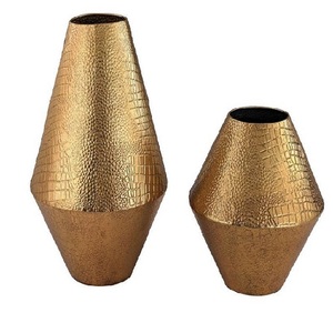 Copper Metal Decoration Design Style Best Quality Luxury Standard Design Modern Wholesale Fancy Flower <b>Vase</b> - Product Image 1