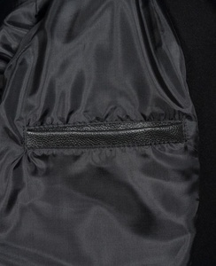 Pull-over universitaire en molleton de coton avec logo personnalisé pour hommes conception de Letterman doublé imperméable à l'eau grande taille lavé Technics approvisionnement OEM - Product Image 4