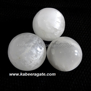 Vente en gros de boules de cristal de sélénite Sphère de guérison en pierre précieuse polie - Product Image 2