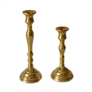 Porte-bougie design fabriqué en Inde, idéal pour la décoration de la maison, des hôtels et des restaurants, design de vaisselle, support à bougie en paire - Product Image 1