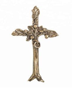 Crucifijo de Cruz religiosa colgante antiguo - Product Image 5