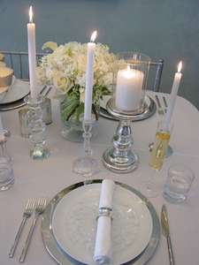 Candelabros cónicos metálicos brillantes para el hogar y la boda Decoración de mesa Candelabros de metal Centros de mesa de boda - Product Image 3