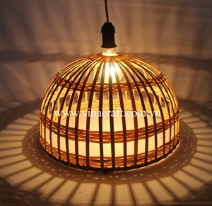 โคมไฟไฟฟ้าสไตล์วินเทจสำหรับใช้ในโรงแรมโคมไฟทอจากไม้ไผ่แบบเวียดนาม - Product Image 5