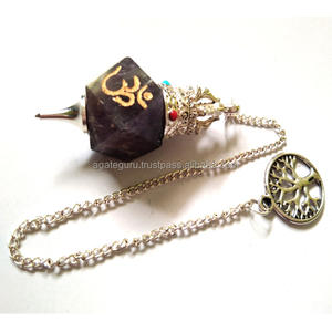 Hexágono Amatista Om Curación Péndulo - Product Image 1