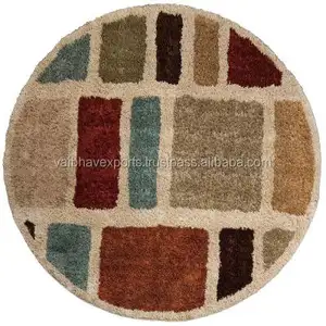 Tapis ronds en chenille à prix - Product Image 1