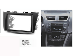Cadre d'autoradio de qualité supérieure pour SUZUKI Swift 2011 Ertiga 2012+ Fascia stéréo Tableau de bord Garniture CD Kit d'installation - Product Image 2