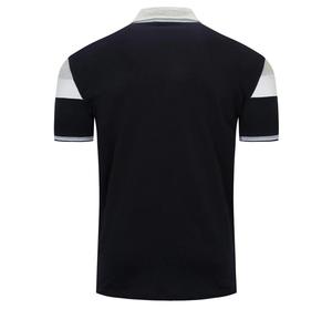 เสื้อกอล์ฟผู้ชายแบบเรียบง่าย คุณภาพสูง ขายส่ง รับสกรีนโลโก้ ผ้าระบายอากาศ 180 GSM เป็นมิตรกับสิ่งแวดล้อม ทรงเข้ารูป - Product Image 4