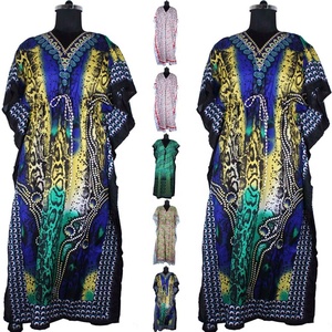 Vestido largo de verano para mujer, caftán - Product Image 2