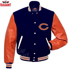 fully Customized Baseball Varsity Jacket, Team sports varsity jacket leather sleeves