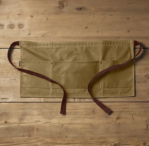 Delantal Largo sin Mangas Unisex 100% Algodón, Delantal de Cintura para Cafetería y Hotel, Uniformes de Trabajo Promocionales - Product Image 4