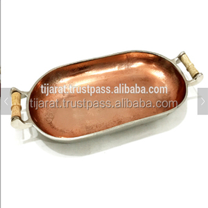 Nouvelle tendance Plateau en fer décoratif de service de forme classique et élégante pour la décoration de table à manger de mariage avec logo personnalisé - Product Image 3