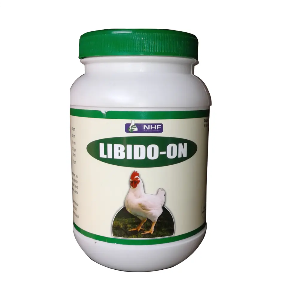 Libido-On สำหรับสัตว์ปีกซึ่งทำหน้าที่เป็นยาโป๊สำหรับนกสัตว์ปีกเพิ่มน้ำอสุจิคุณภาพ