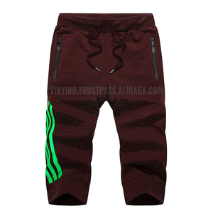Pantalones cortos de algodón para hombre, ropa de marca, de secado rápido, informales, con bolsillos y cremallera, de entrenamiento, talla grande - Product Image 5